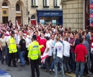 a queue outside a venue